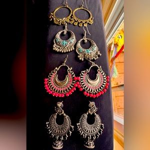 Beautiful earrings goes with all outfits. Just used once only. Great condition